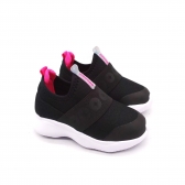 Tenis Infantil Novope 36101302 Marinho - PRETO / PINK FLUOR / BRANCO