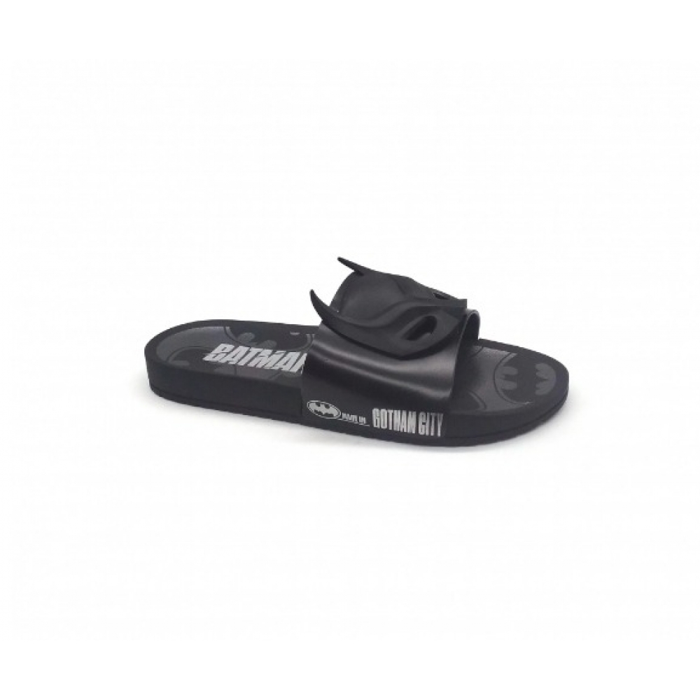 Chinelo Infantil Batman 23033 - PRETO / PRATA
