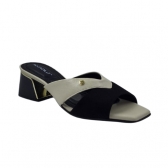TAMANCO FEMININO PICCADILLY - 543095 - PRETO / OFF WHITE / PRETO VZ
