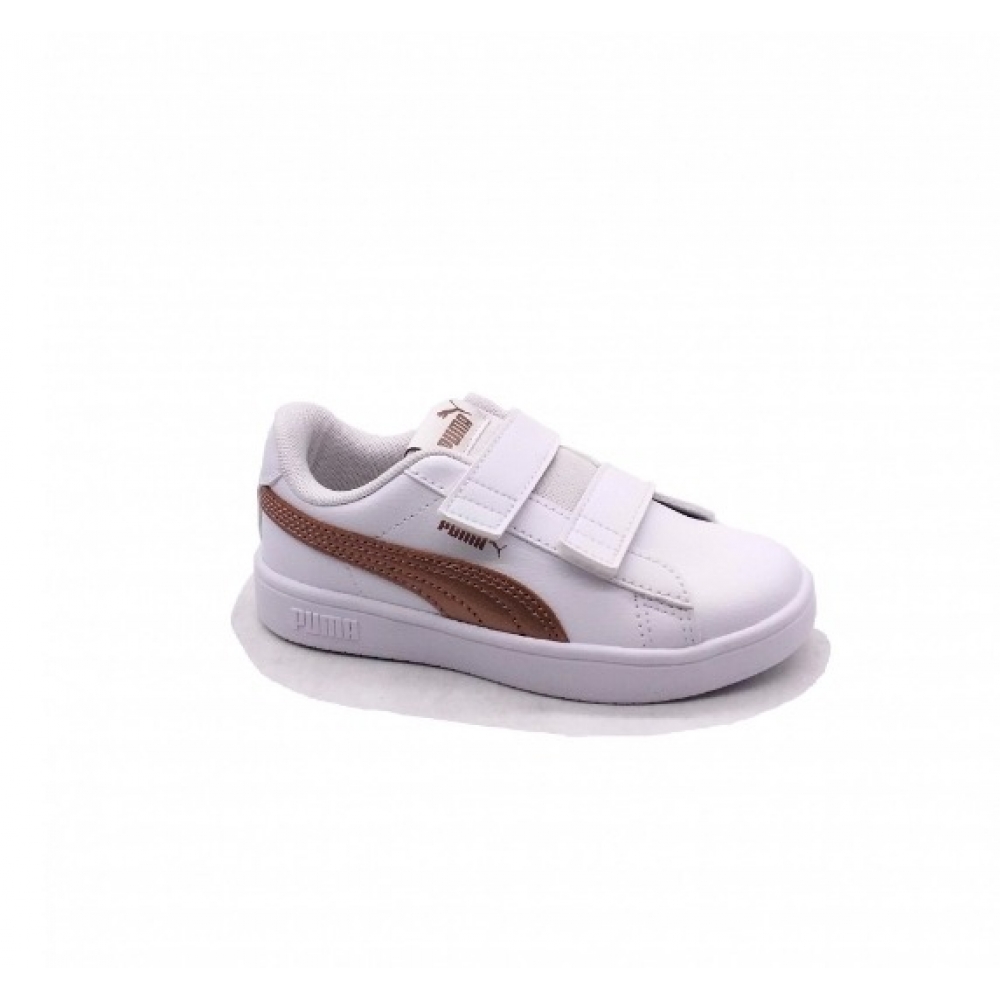 Tenis Infantil Puma Rickie Classic V Ps - BRANCO / ROSE GOLD