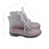Bota Infantil Molekinha 2176200 - CRISTAL / PRATA