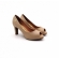 Peep Toe Feminino Vizzano 1840300  - BEGE