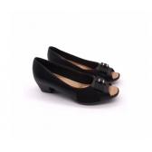 Peep Toe Feminino Usaflex  Mm1501001 - PRETO
