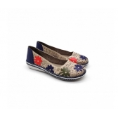 Sapatilha Feminino J.Gean Fy0004 - BEGE / MARINHO / CORAL