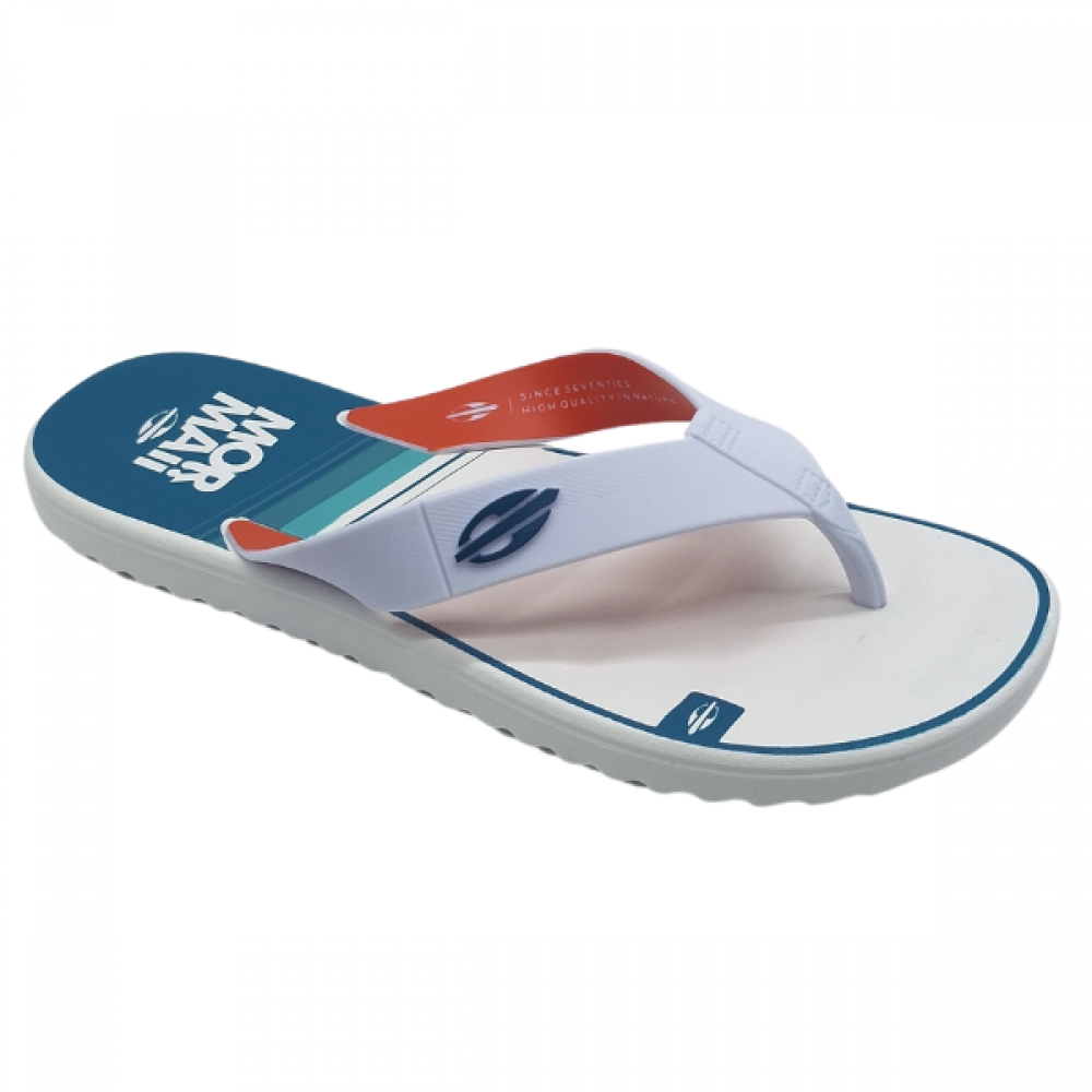 MORMAII CHINELO 12258-TAI - BRANCO / LARANJA / AZUL