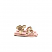 Sandalia Infantil Molekinha 2714222 - OURO ROSADO