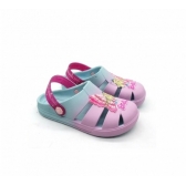 Babuche Infantil Barbie 22586 - VERDE AGUA / VERMELHO