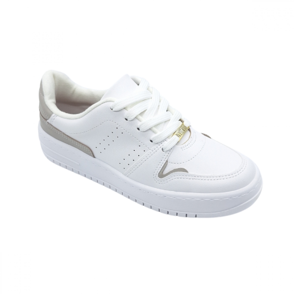 Tenis Vizzano 1389121 - BRANCO / CINZA