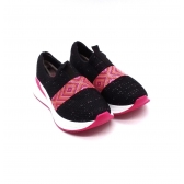 Tenis Infantil Molekinha 2545106 - PRETO / PINK / LARANJA