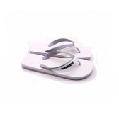 Chinelo Masculino Havaianas 4145602 - BRANCO / CINZA GELO