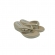 Tamanco Piccaddily Anabela 540373 - OFF WHITE / OURO