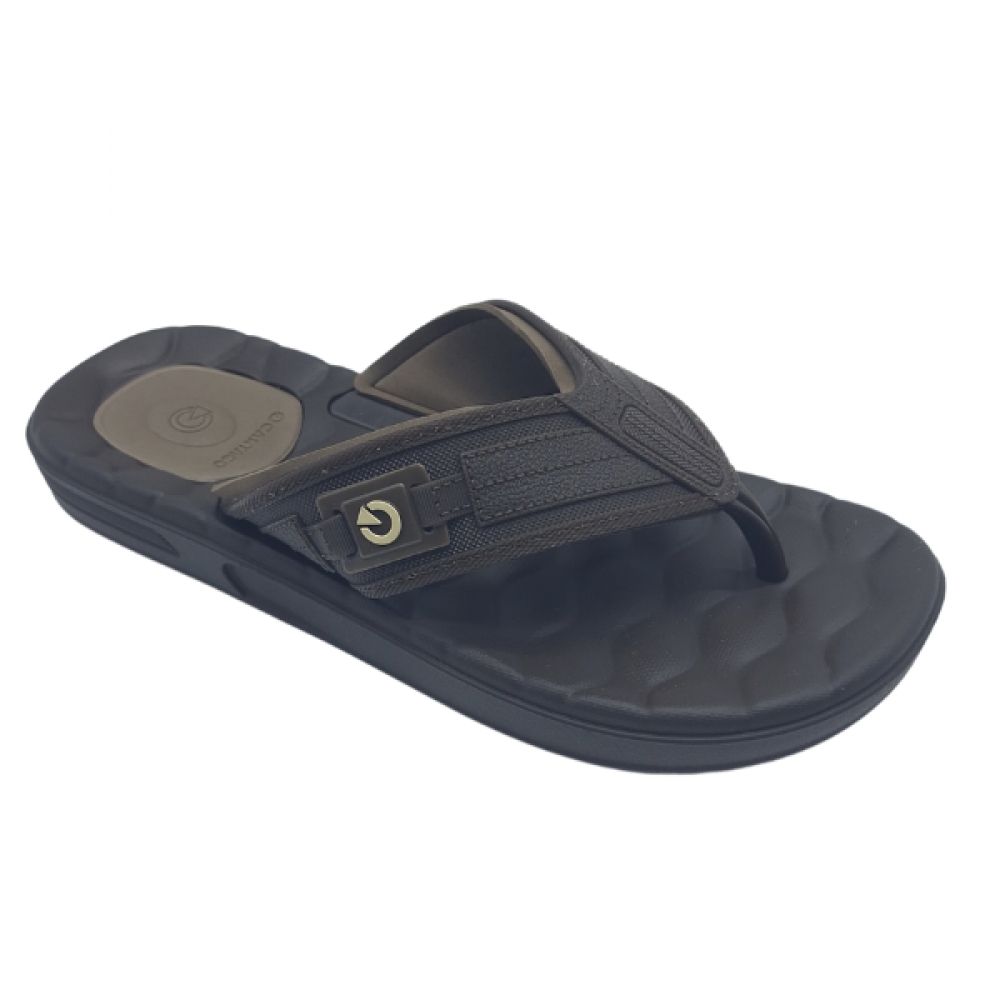 Chinelo Masculino Cartago 12287  - MARROM
