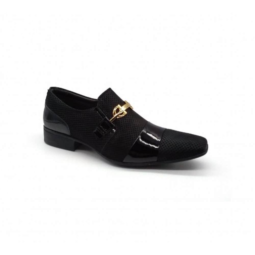 Sapato Masculino Jota Pe 74914 - PRETO VZ