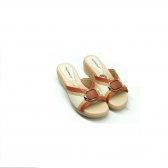Tamanco Piccaddily Anabela 540375 - OFF WHITE / CARAMELO