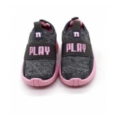Tenis Infantil Novope 8001020 - MESCLA / CHUMBO / ROSA