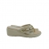 Tamanco Piccaddily Anabela 540373 - OFF WHITE / OURO