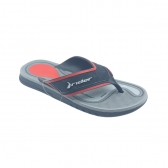 Chinelo Rider 12453 - PRETO / VERMELHO / CINZA