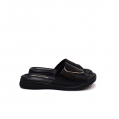 Tamanco Feminino Comfortflex 2451401 - PRETO / PRETO VZ / OURO