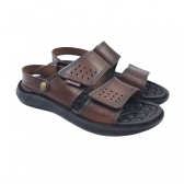 SANDALIA MASCULINO PEGADA COURO - 133154 - PINHAO
