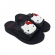 Chinelo Hello Kitty 23381 - PRETO / PRETO GLITTER