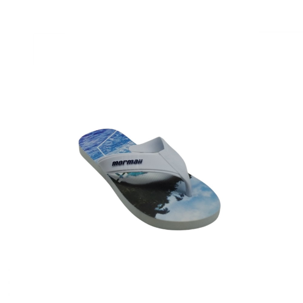 Chinelo Masculino Mormaii 10591  - BRANCO / AZUL