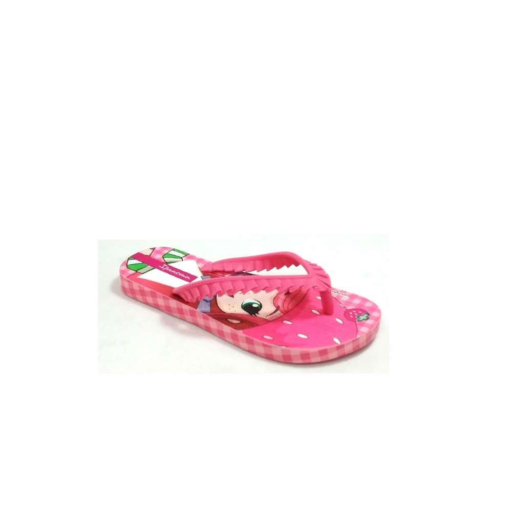 Chinelo Infantil Moranguinho 27173 - ROSA / ROSA ESCURO