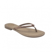 CHINELO FEMININO TERRA E AGUA - 150601 - GOLD / TAUPE