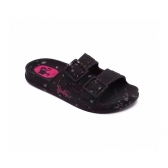Chinelo Infantil Barbie 22633 - PRETO / ROSA