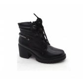 Bota Feminino Comfortflex 2477304 - PRETO / GRAFITE / PTA