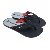 Chinelo Rider 12505 - PRETO / VERMELHO / CINZA