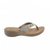 TAMANCO FEMININO TERRA E AGUA - 471123 - OFF WHITE / TAUPE