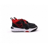 Tenis Infantil Nike Team Hustle D11  - PRETO / VERMELHO / BRANCO