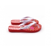 Chinelo Infantil Moranguinho 25510 - VERMELHO / BRANCO