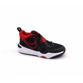 Tenis Infantil Nike Team Hustle D11  - PRETO / VERMELHO / BRANCO