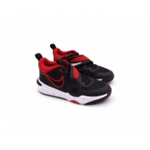 Tenis Infantil Nike Team Hustle D11  - PRETO / VERMELHO / BRANCO