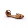 Sandalia Feminino Bottero 366502 - CARAMELO / NATURAL / NECTARINA