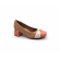 Sapato Feminino Piccadilly 748030 - NUDE CLARO / CORAL / MARFIM