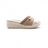 Tamanco Feminino Comfortflex 2386402 - COCONUT / ALMOND / CAQUI