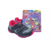KIDY TENIS 00716704228 - PRETO / CINZA / PINK NEON