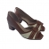 PICCADILLY PEEP TOE 715030 - CONHAQUE / NATURAL