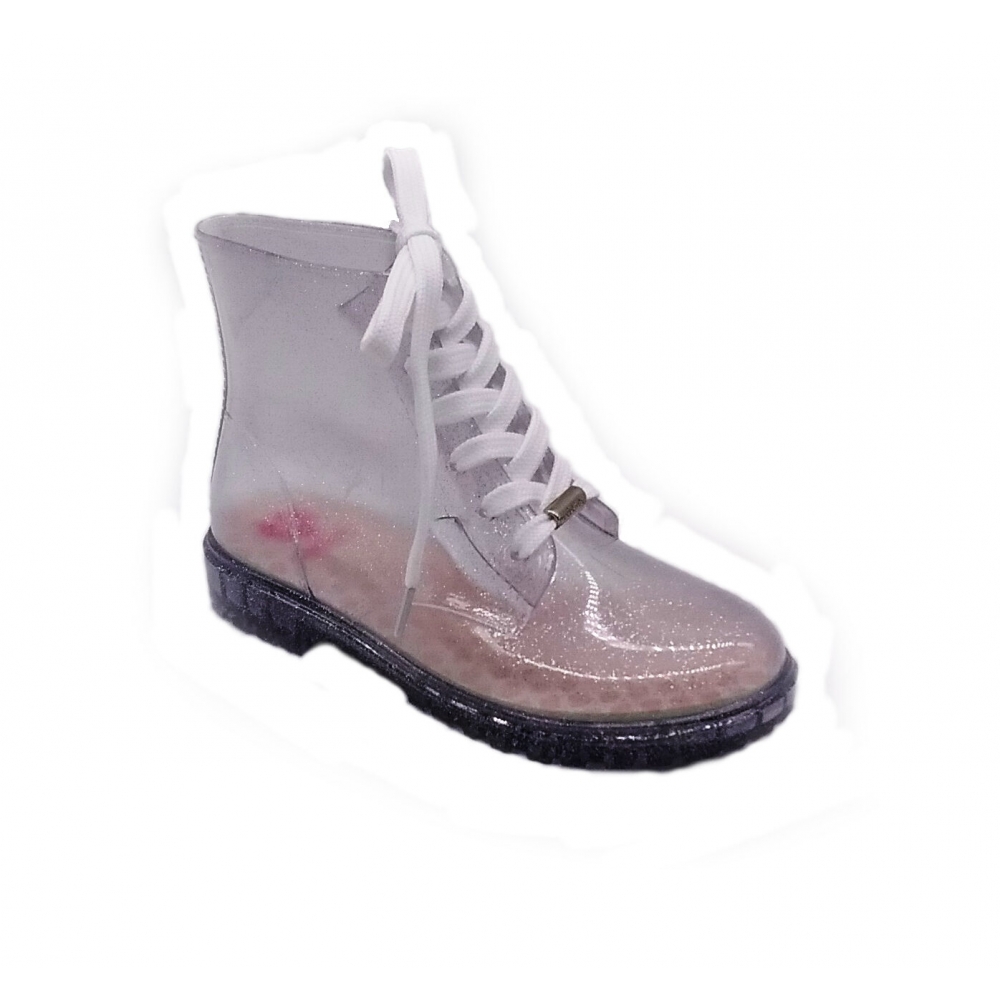 Bota Infantil Molekinha 2176200 - CRISTAL / PRATA