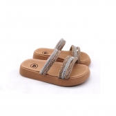 Chinelo Infantil Molekinha 2358103 - CRISTAL / OURO ROSADO