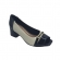 Peep Toe Piccadilly 715029 - OFF WHITE / PRETO VZ / DOURADO