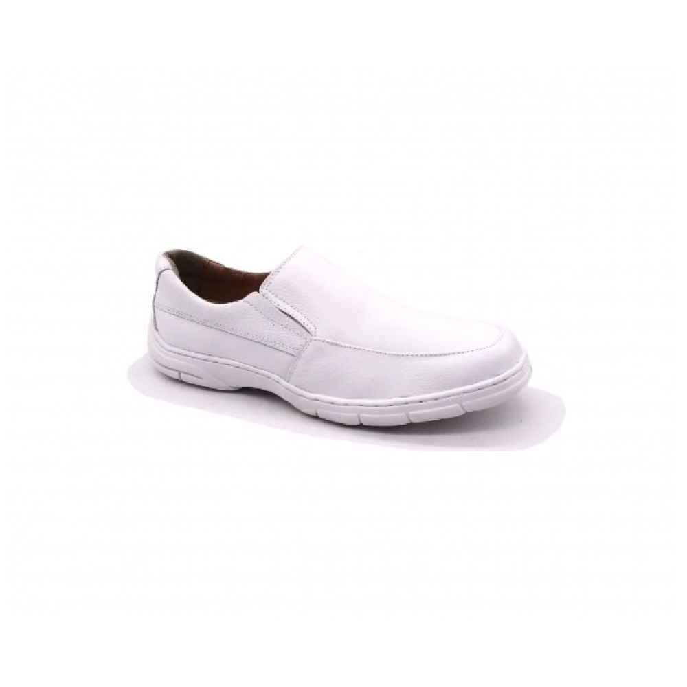 Sapato Masculino Soft Step 500  - BRANCO