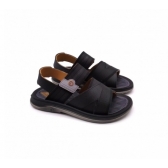 Papete Masculino Cartago 12412  - CINZA / PRETO / CASTOR