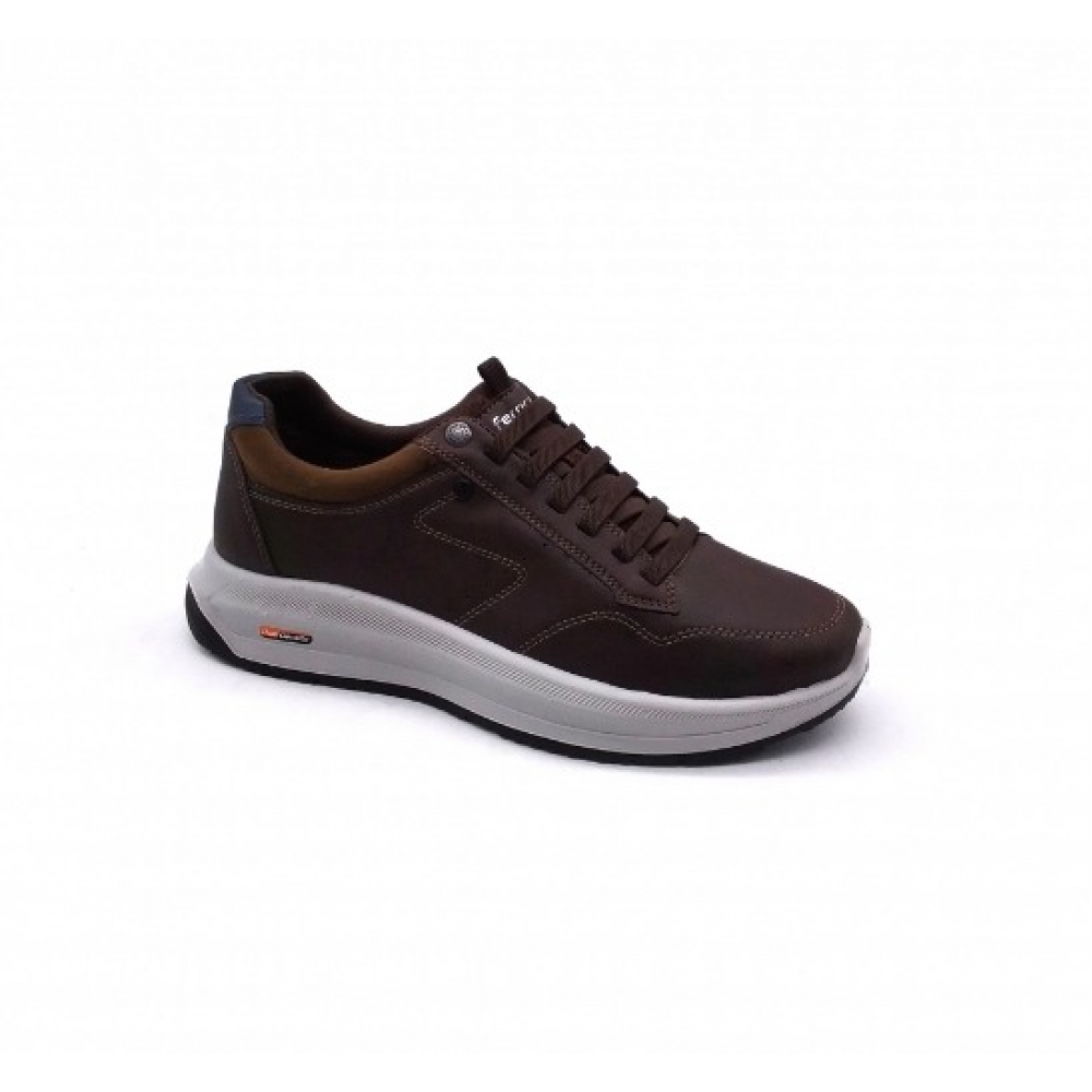 Sapatenis Masculino Ferricelli Tgo61210 - MARROM / MARINHO