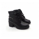 Bota Feminino Comfortflex 2477304 - PRETO / GRAFITE / PTA
