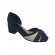 PICCADILLY PEEP TOE 715030 - PRETO / NATURAL