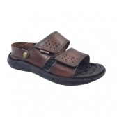 SANDALIA MASCULINO PEGADA COURO - 133154 - PINHAO