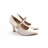Scarpin Feminino Ramarim 2418102 - COCONUT / OURO